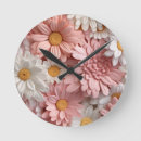 Search for 3d clocks Floral