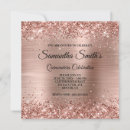 Search for glam quinceanera invitations Rose gold