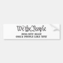 Search for we the people bumper stickers Politics