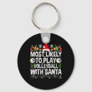 Search for funny volleyball key rings Merry christmas