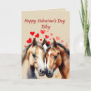 Search for funny horse valentines day cards Cute