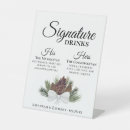Search for rustic signature drinks wedding signs Couple