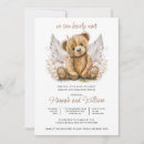 Search for angel bear invitations Gender neutral