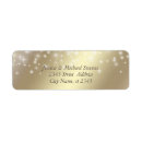 Search for glitter gold return address labels Vintage