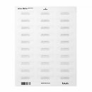 Search for monochrome return address labels Classic