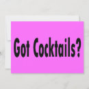 Search for bartender 5x7 invitations Martini