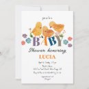 Search for colourful chicks invitations Floral