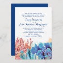 Search for coral reef wedding invitations Elegant
