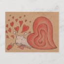 Search for love snails postcards Heart