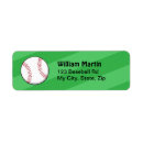 Search for baseball return address labels Boy