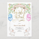 Search for elephant gender reveal invitations Pink or blue