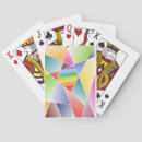 Search for color playing cards Geometric