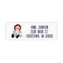 Search for doll return address labels Retro