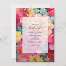 Search for hot pink and green invitations Floral