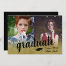 Search for two graduates invitations Gold