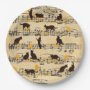 Search for music paper plates Cats