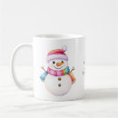 Search for cute snowmen mugs Whimsical