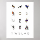 Search for twelve days posters Illustration