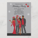 Search for african american christmas invitations Red