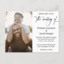 Search for gay wedding invitations Chic