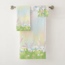 Search for easter rabbit bath towels Green