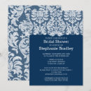 Search for white damask pattern invitations Elegant