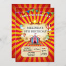Search for circus tent invitations Retro
