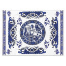 Search for blue willow placemats Chinoiserie