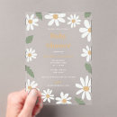 Search for pink flower baby shower invitations Wildflowers