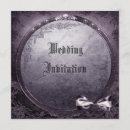 Search for purple gothic wedding invitations Skulls