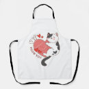 Search for cute valentine aprons Kitten