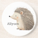Search for cute hedgehog coasters Animals