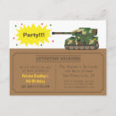 Search for army tank invitations Party