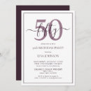Search for plum birthday invitations Modern