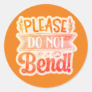 Search for do not bend stickers Business