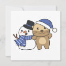 Search for otter christmas cards Snow