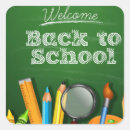 Search for welcome school stickers Green