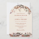 Search for floral arch wedding invitations Terracotta