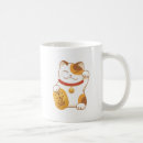 Search for japanese lucky cat mugs Cute