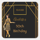 Search for art birthday party stickers Gold