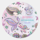 Search for mermaid baby stickers Under the sea