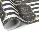 Search for 100th birthday wrapping paper Milestone