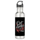 Search for cat design water bottles Crazy cat lady