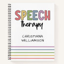 Search for therapy notebooks Speech language pathology