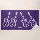 Search for guitar beach towels Musician