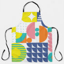 Search for white half aprons Abstract