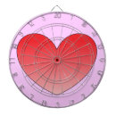 Search for heart darts dartboards Red
