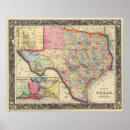 Search for texas counties map posters Full