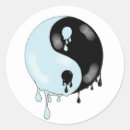 Search for blue yin yang stickers Black