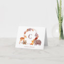 Search for animal note cards Nature